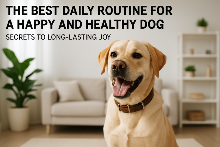 The Best Daily Routine for a Happy and Healthy Dog