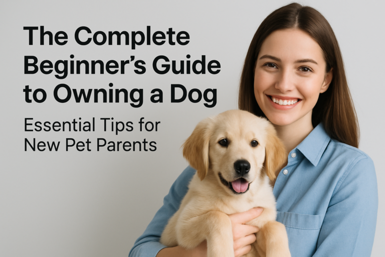 The Complete Beginner’s Guide to Owning a Dog