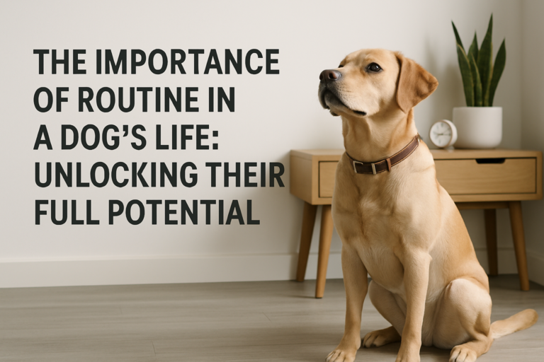 The Importance of Routine in a Dog’s Life