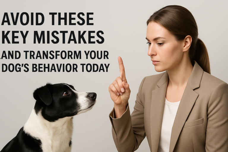 The Most Common Dog Training Mistakes