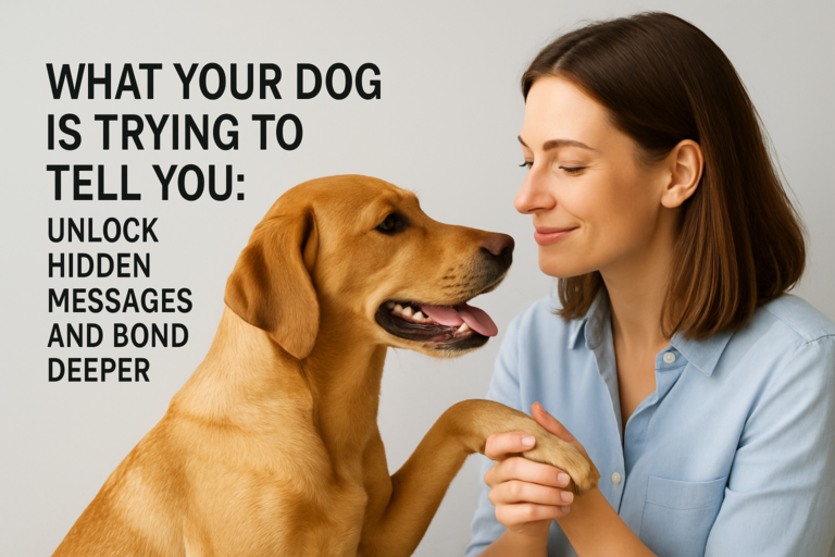 What Your Dog Is Trying to Tell You