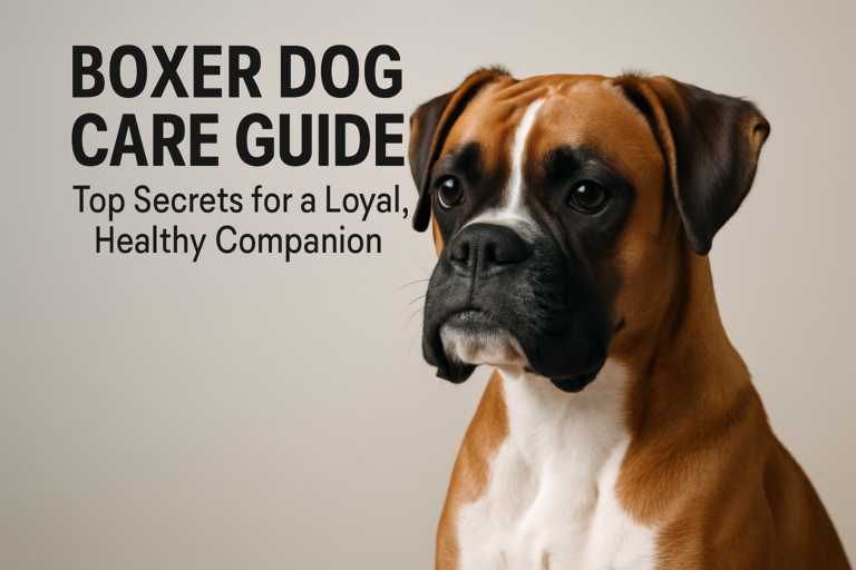 Boxer Dog Care Guide