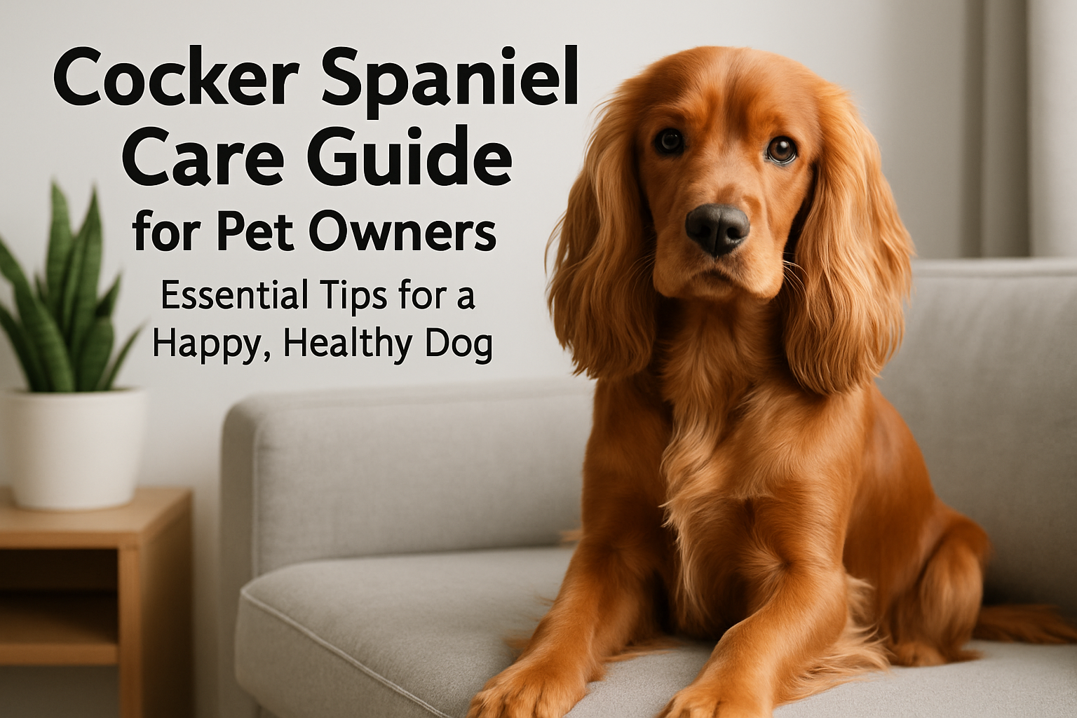 Cocker Spaniel Care Guide for Pet Owners