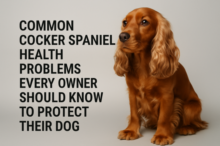 Common Cocker Spaniel Health Problems
