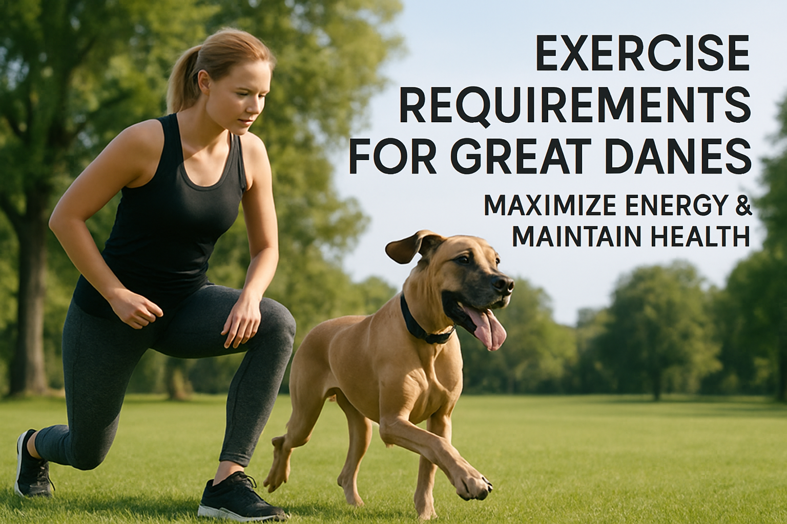 Exercise Requirements for Great Danes