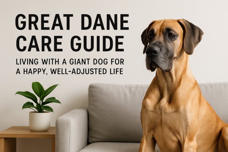 Great Dane Care Guide: Living With a Giant Dog
