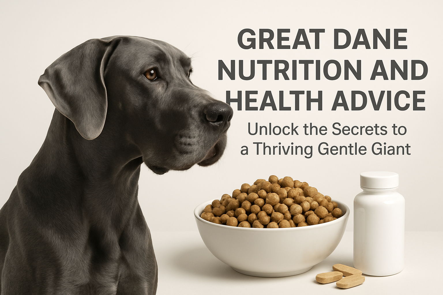 Great Dane Nutrition and Health Advice