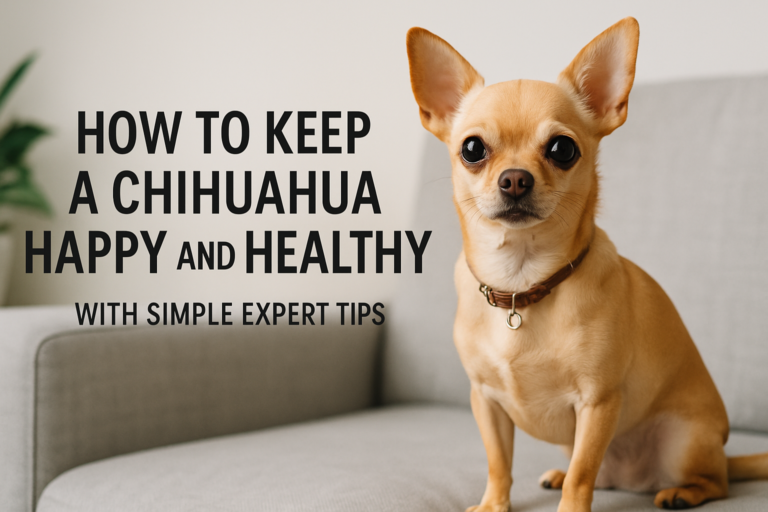 How to Keep a Chihuahua Happy and Healthy