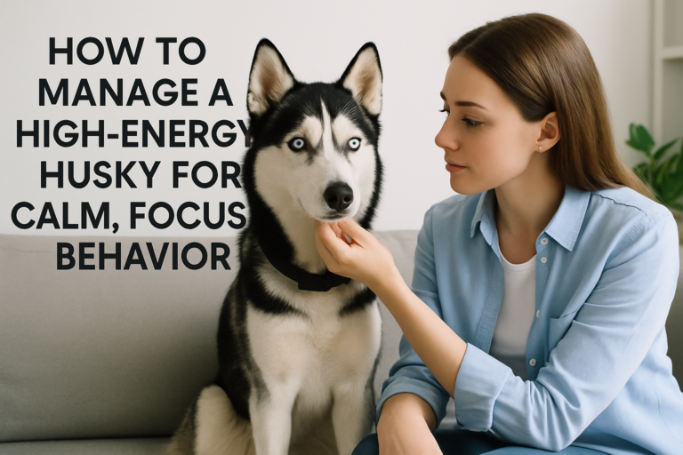 How to Manage a High-Energy Husky