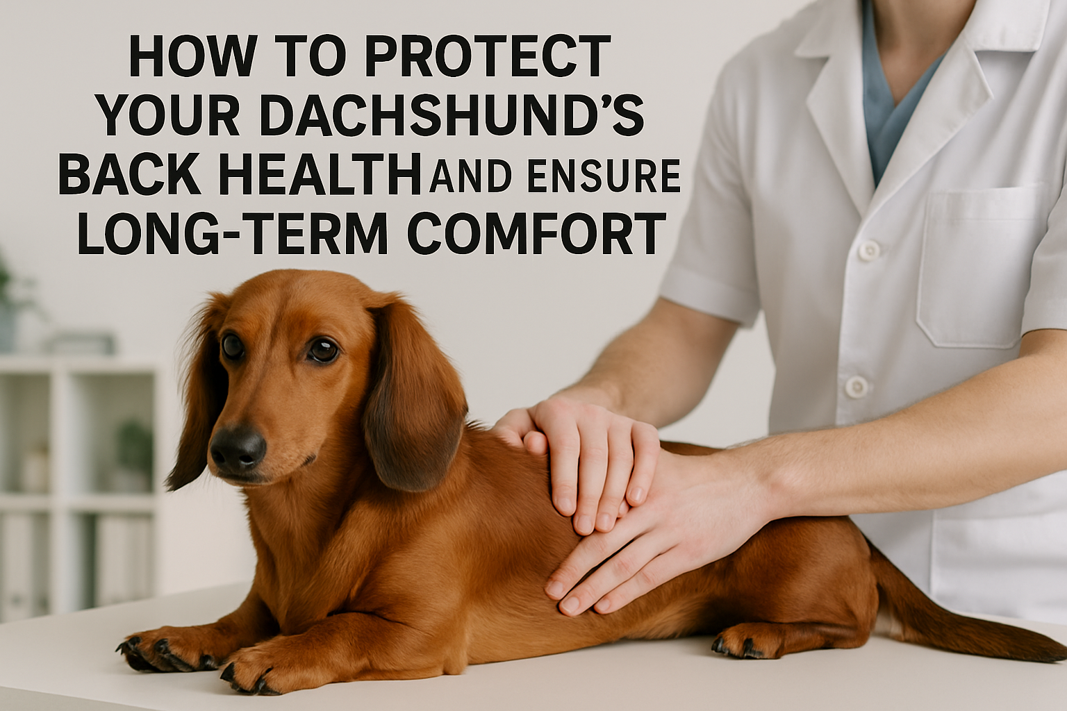 How to Protect Your Dachshund’s Back Health