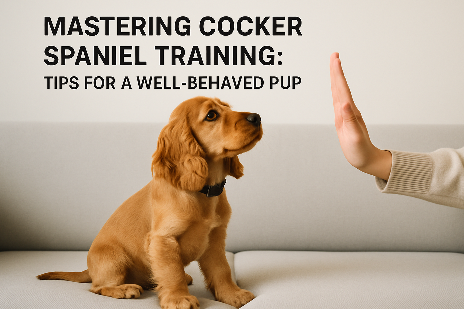 How to Train a Cocker Spaniel