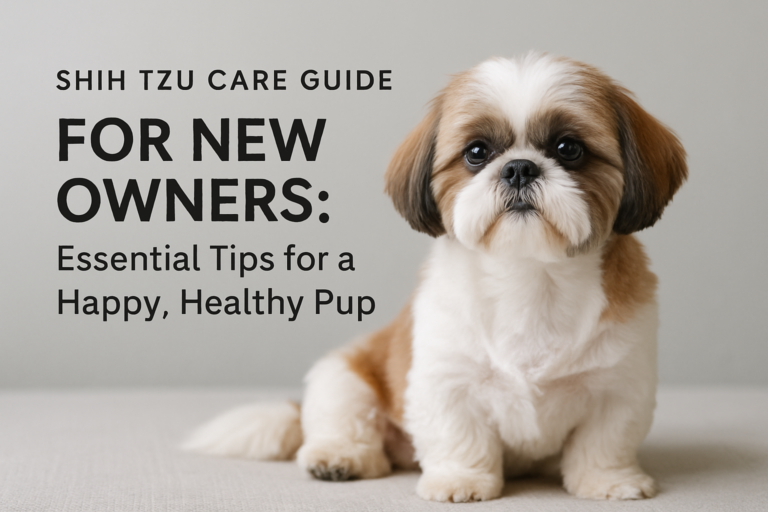 Shih Tzu Care Guide for New Owners