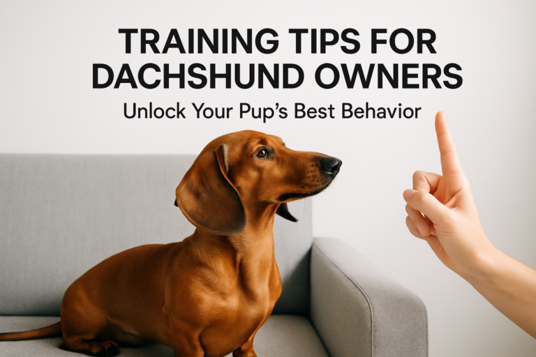 Training Tips for Dachshund Owners
