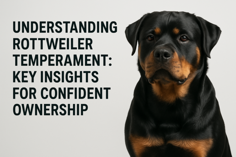 Understanding Rottweiler Temperament