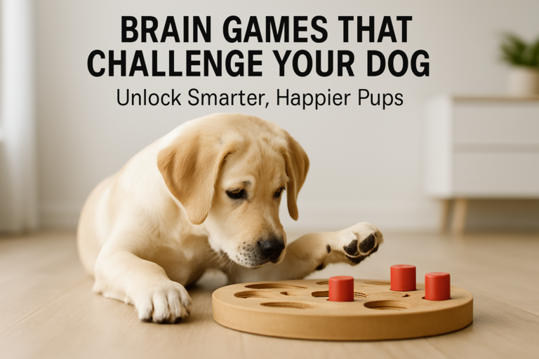 Brain Games That Challenge Your Dog