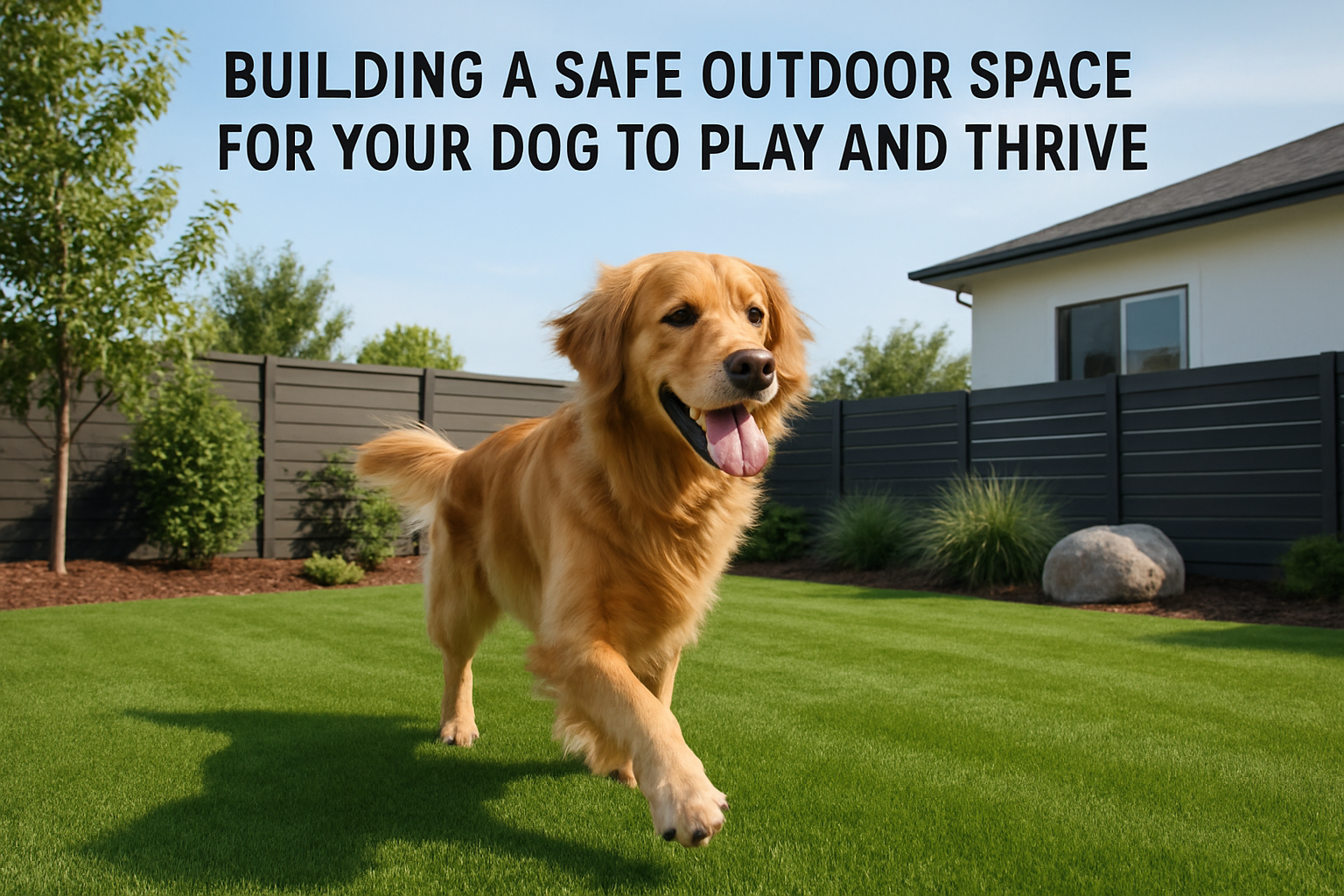 Building a Safe Outdoor Space for Your Dog