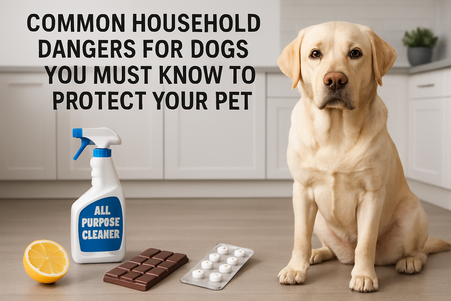 Common Household Dangers for Dogs