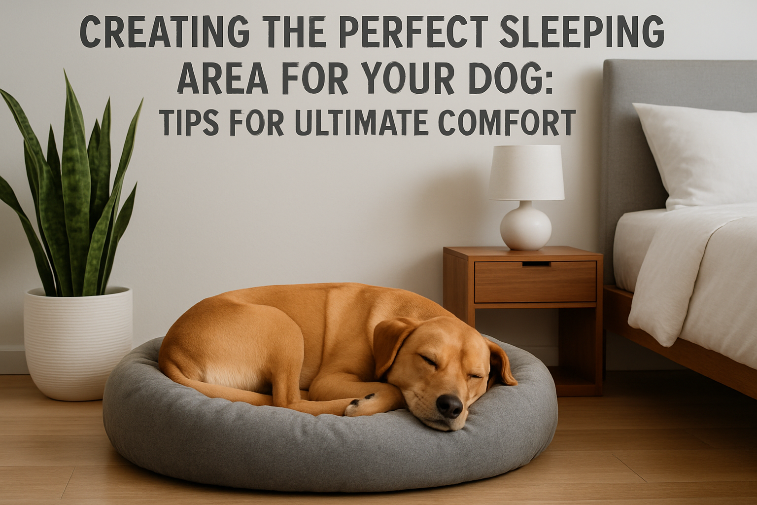 Creating the Perfect Sleeping Area for Your Dog