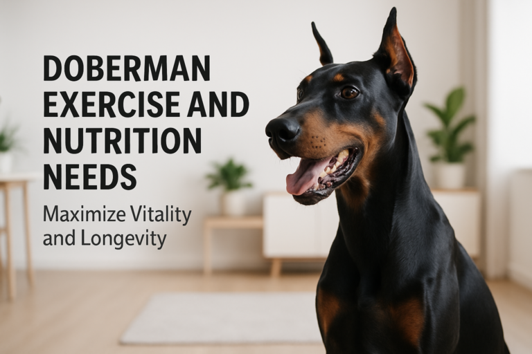 Doberman Exercise and Nutrition Needs