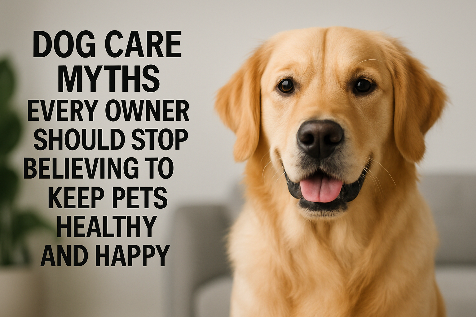 Dog Care Myths Every Owner Should Stop Believing