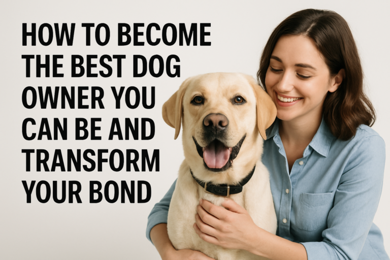 How to Become the Best Dog Owner You Can Be