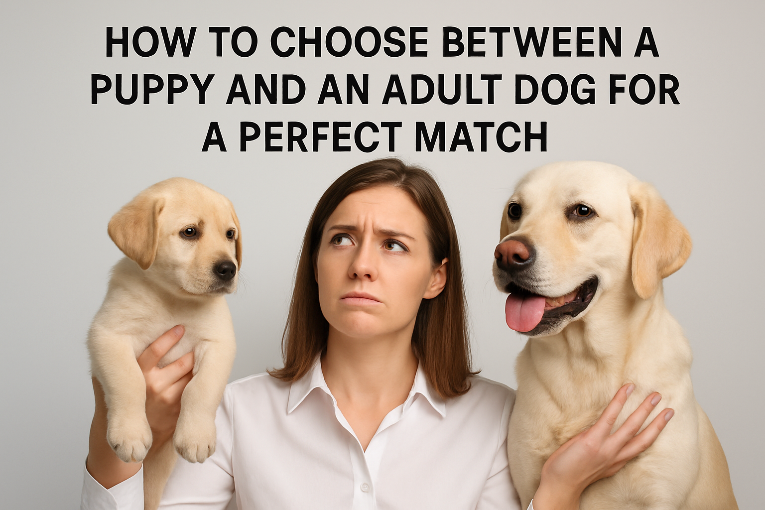 How to Choose Between a Puppy and an Adult Dog
