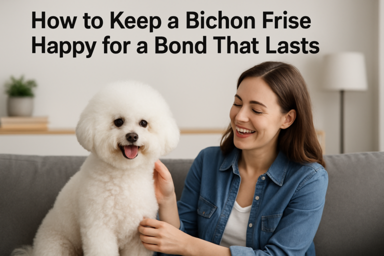 How to Keep a Bichon Frise Happy