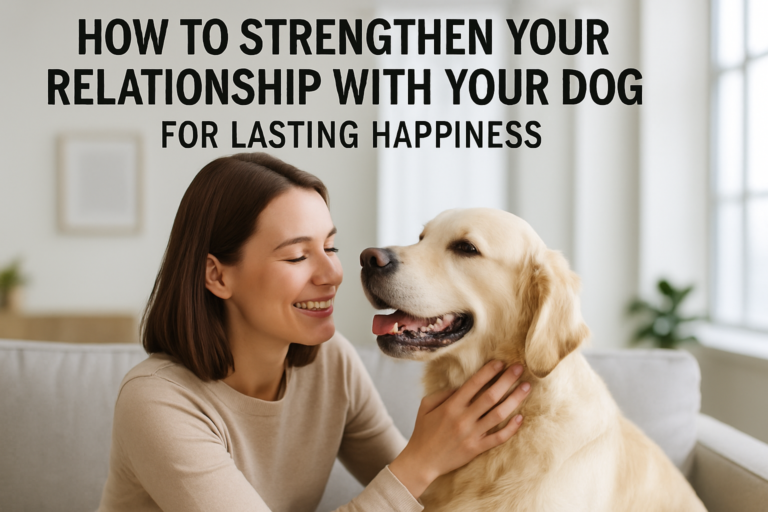 How to Strengthen Your Relationship With Your Dog