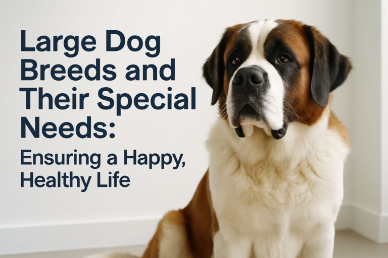 Large Dog Breeds and Their Special Needs