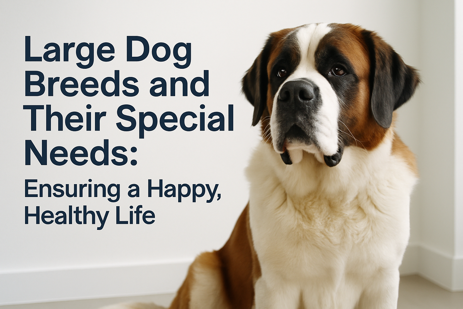 Large Dog Breeds and Their Special Needs