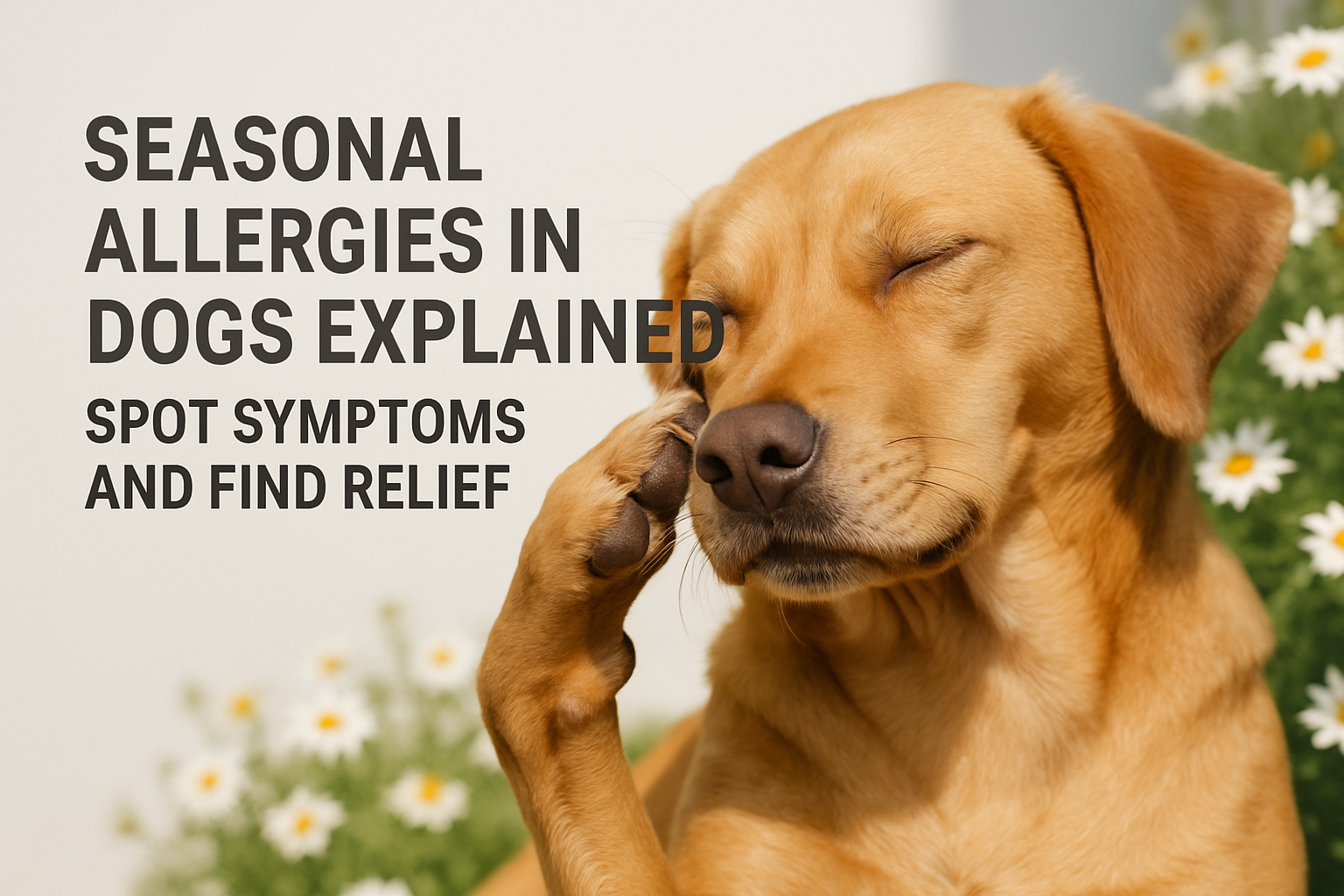 Seasonal Allergies in Dogs Explained