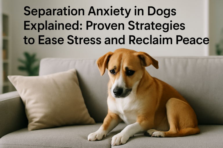 Separation Anxiety in Dogs Explained