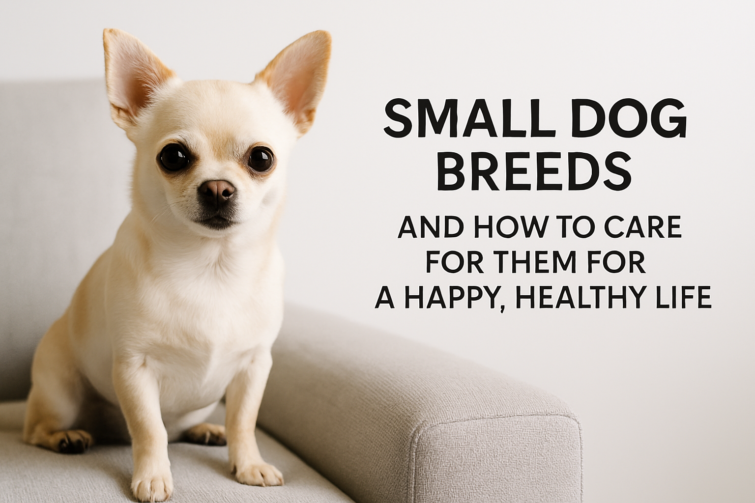Small Dog Breeds and How to Care for Them