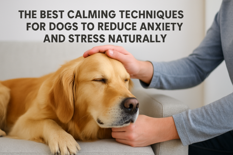 The Best Calming Techniques for Dogs