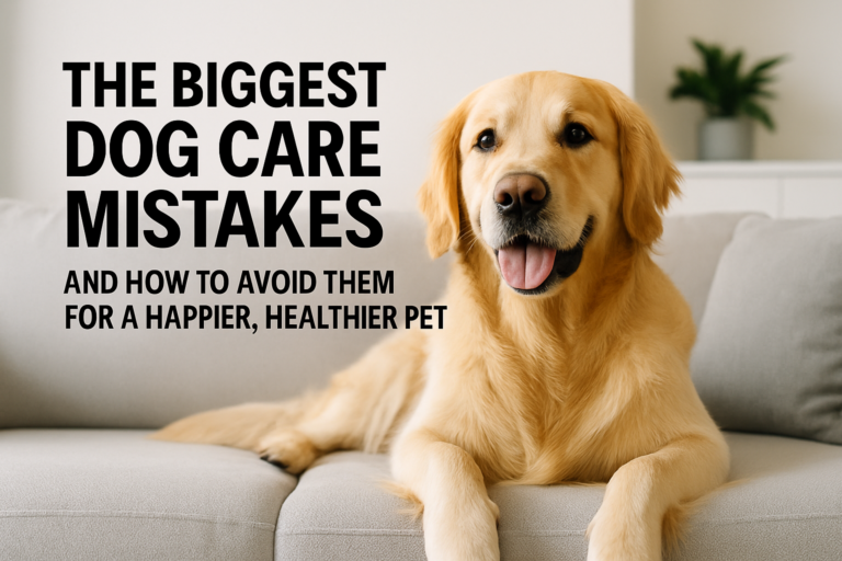 The Biggest Dog Care Mistakes and How to Avoid Them