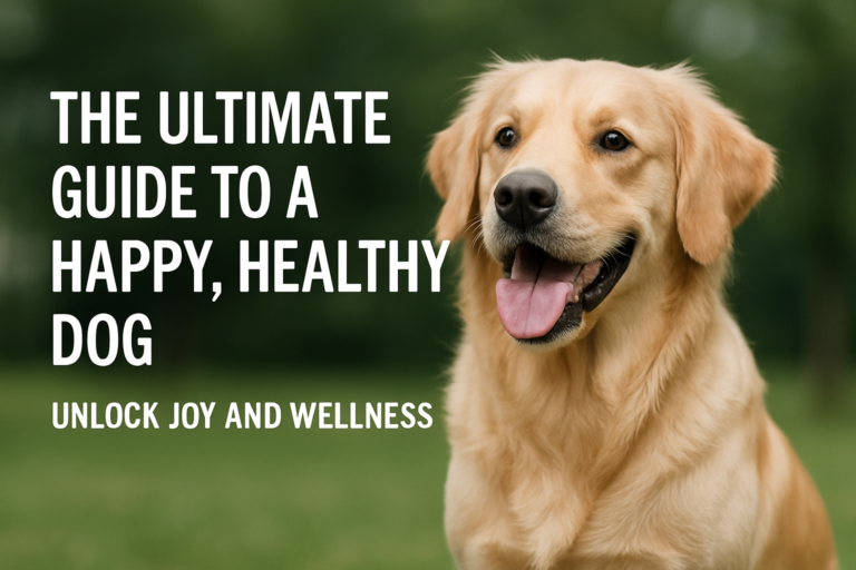 The Ultimate Guide to a Happy, Healthy Dog