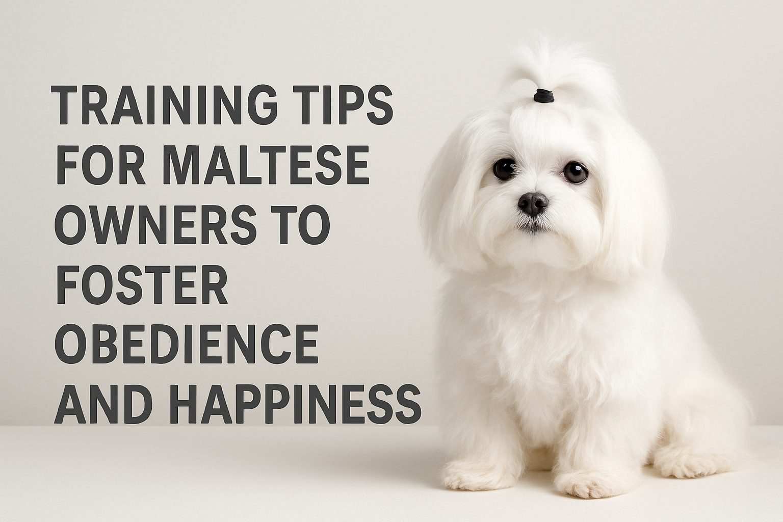 Training Tips for Maltese Owners