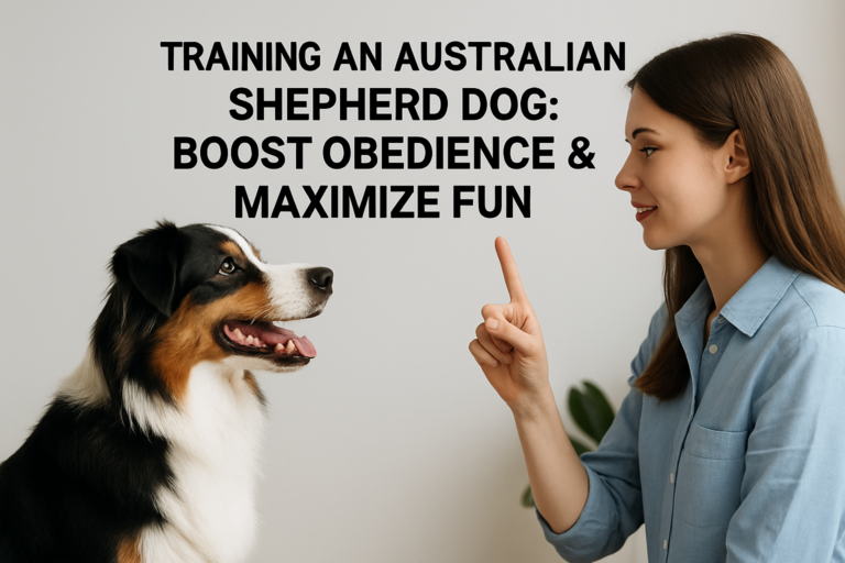 Training an Australian Shepherd Dog
