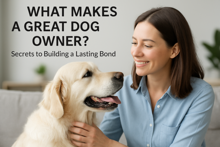 What Makes a Great Dog Owner?