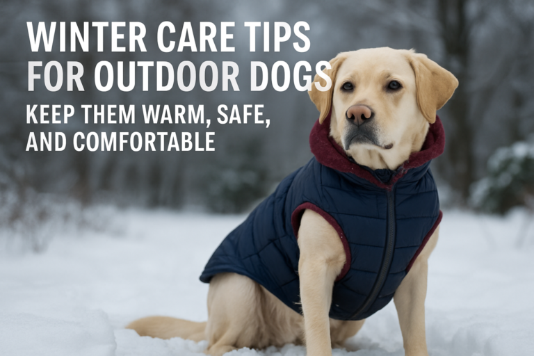Winter Care Tips for Outdoor Dogs