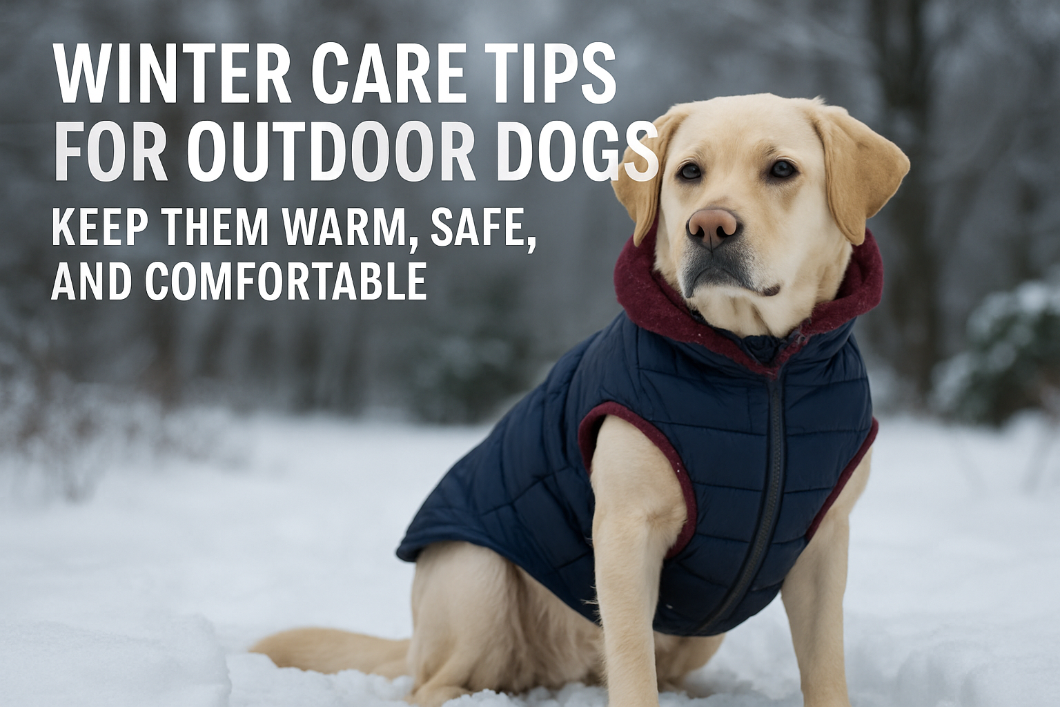 Winter Care Tips for Outdoor Dogs